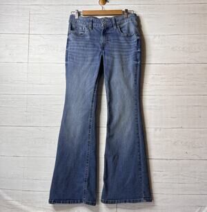 Lucky Brand Jeans Womens Size 10/30 A Low Rise Flare Denim Recycled Cotton
